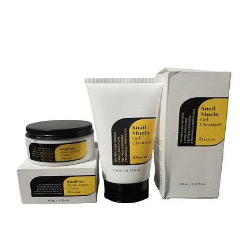 Nettoyant gel au mucine d'escargot et crème multi-actions à l'escargot Disaar